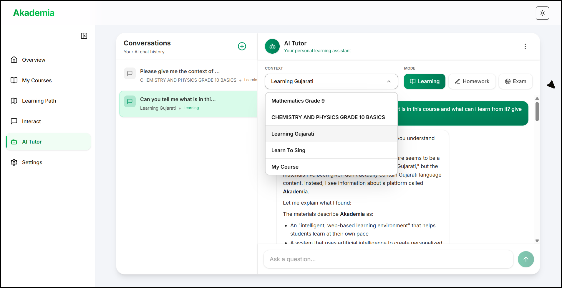 Knows Your Course, Not Just the Internet